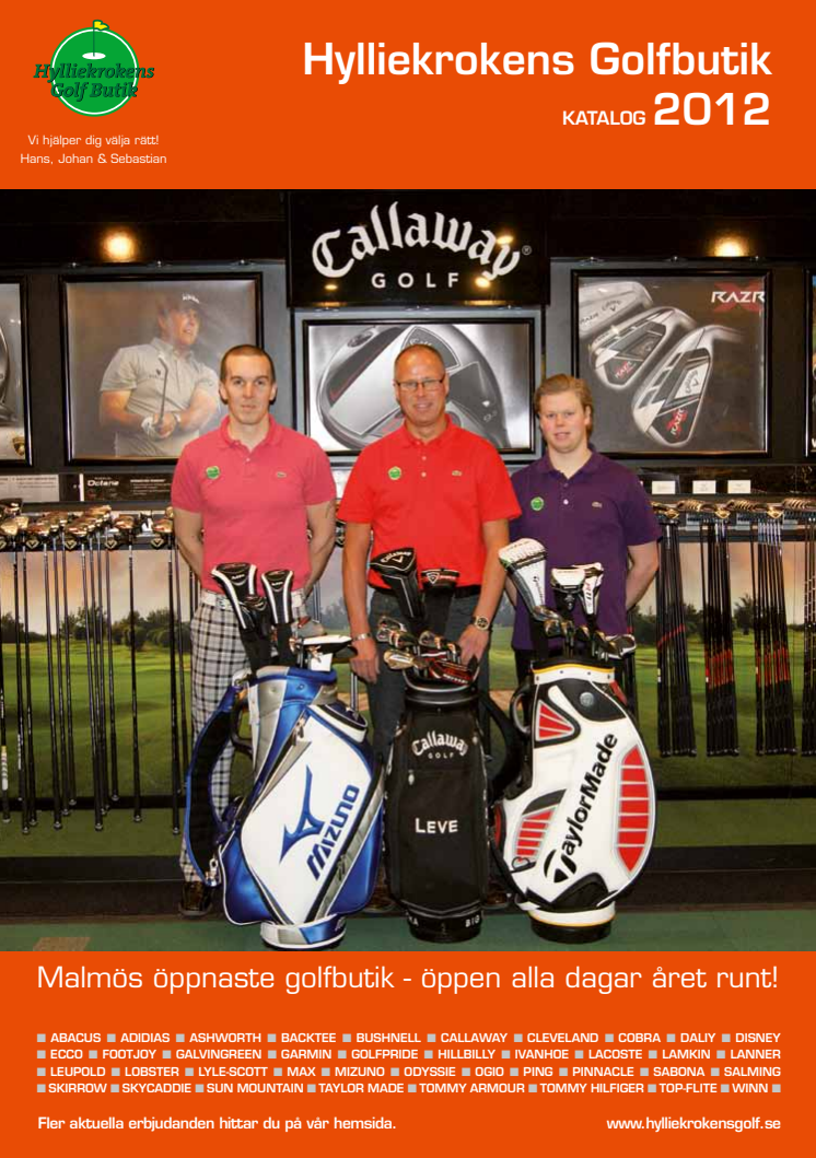 Hylliekrokens GolfButik - Katalog 2012