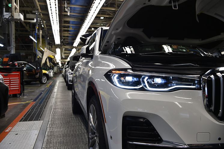 Preprodusert versjon av BMW X7