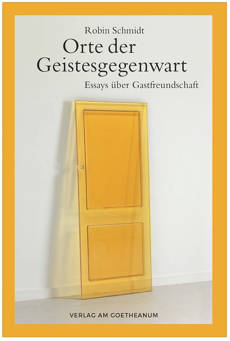 Cover des Buches ‹Orte der Geistesgegenwart› von Robin Schmidt unter Verwendung des Fotos ‹Threshold  II› von Rachel Whiteread