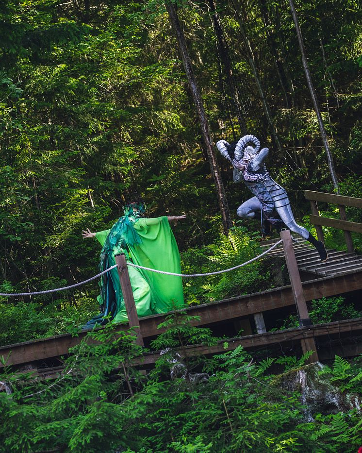  Naturias kamp mot Skuggvittran i Förtrollade skogen
