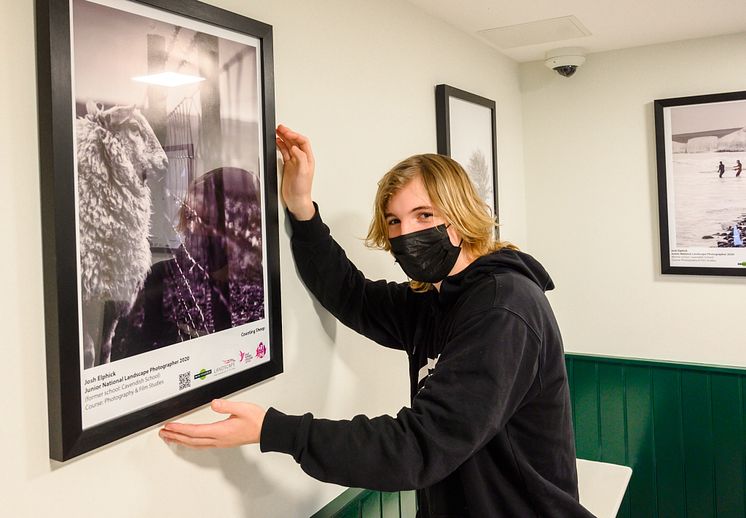 Burgess Hill waiting room - Josh Elphick with award-winning photograph