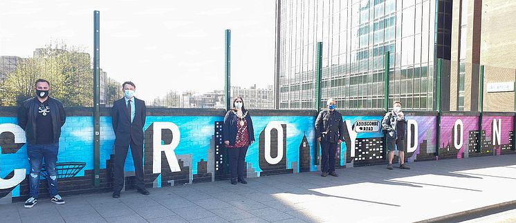 East Croydon station mural 