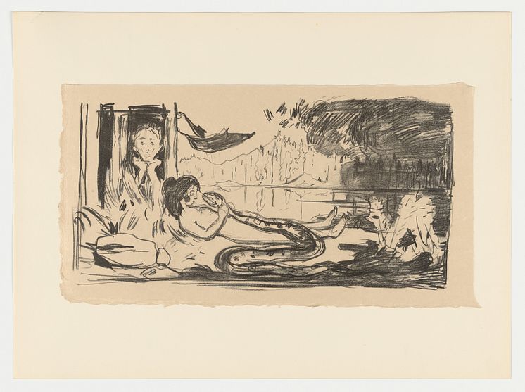  Edvard Munch: Skyen / The Cloud (1908-1909)