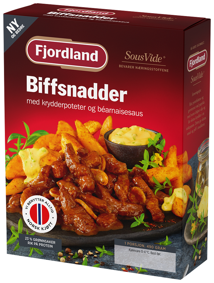 Fjordland Biffsnadder 490 g png