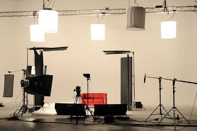 Das Set in den Eisbachstudios 