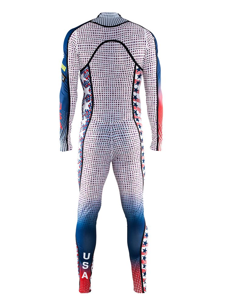 US Ski Team racing suit - Podium Race Suite Back