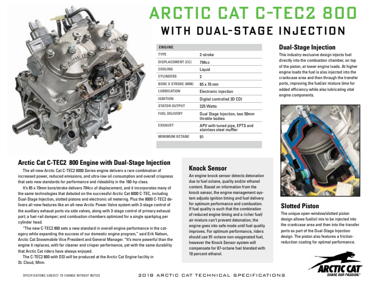 Lisätietoa Arctic Catin uudesta 8000-moottorista