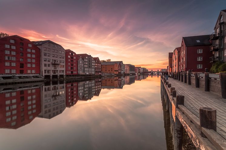 Nidelven, Trondheim Norway 