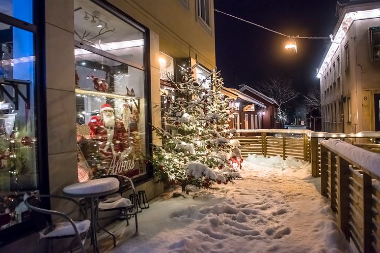 Skyltfönster jultomte 2018