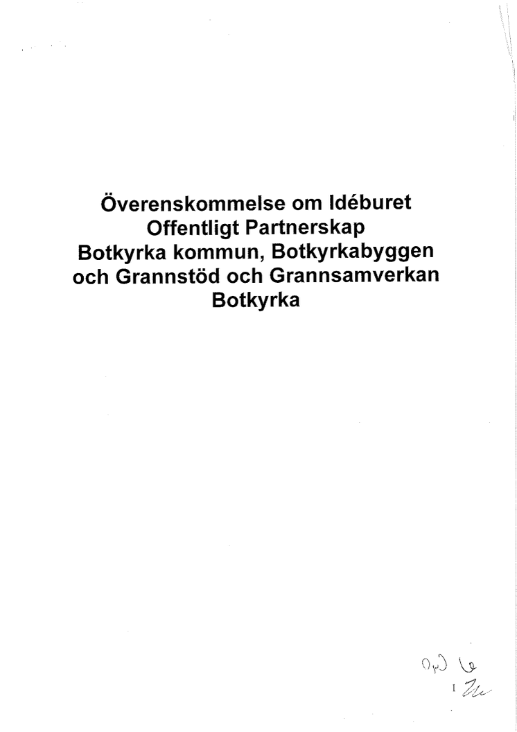 Avtal IOP Grannstöd/Grannsamverkan, Botkyrka kommun, Botkyrkabyggen