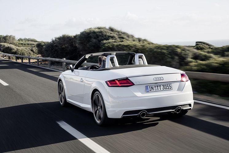 Audi TT Roadster glacier hvid