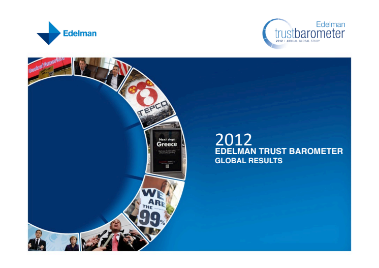 Edelman Trust Barometer 2012 Global Results