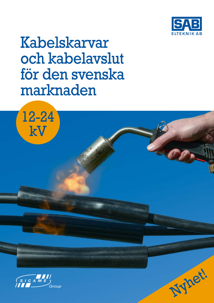 Kabelskarvar och kabelavslut för den svenska marknaden