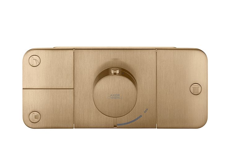 Axor One_Thermostat_Brushed_Bronze