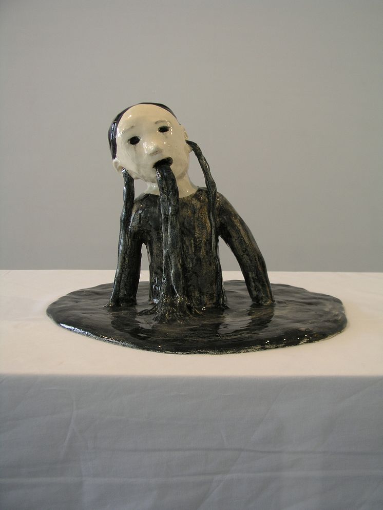 Klara Kristalova, The Catastrophy, 2007. Glazed stoneware. Courtesy of  Alison Jacques Gallery