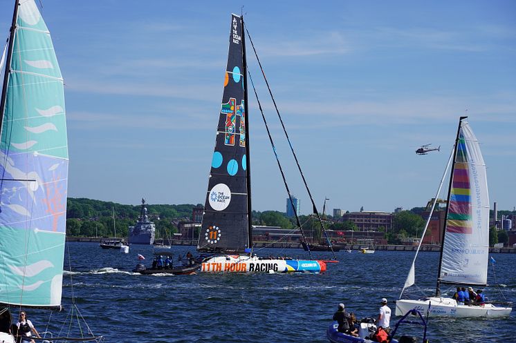 The Ocean Race Kiel Fly-By 11Hour Racing (c) Kiel-Marketing: Jan-Michael Böckmann