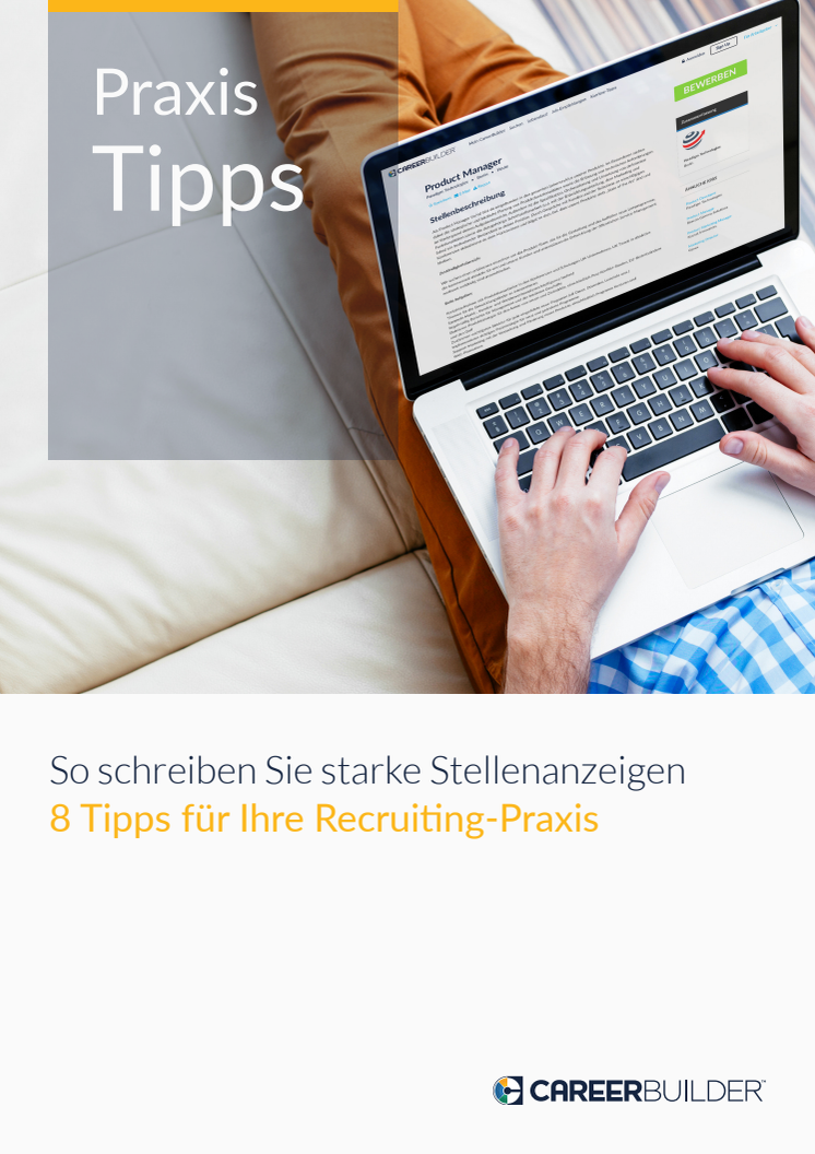 E-Book: Praxis-Tipps - So schreiben Sie starke Stellenanzeigen