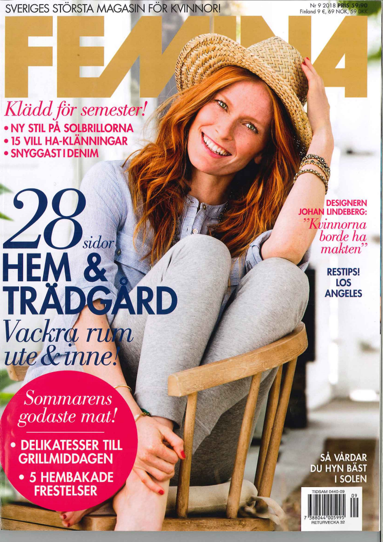 Kerstin Florian uppmärksammas i Femina