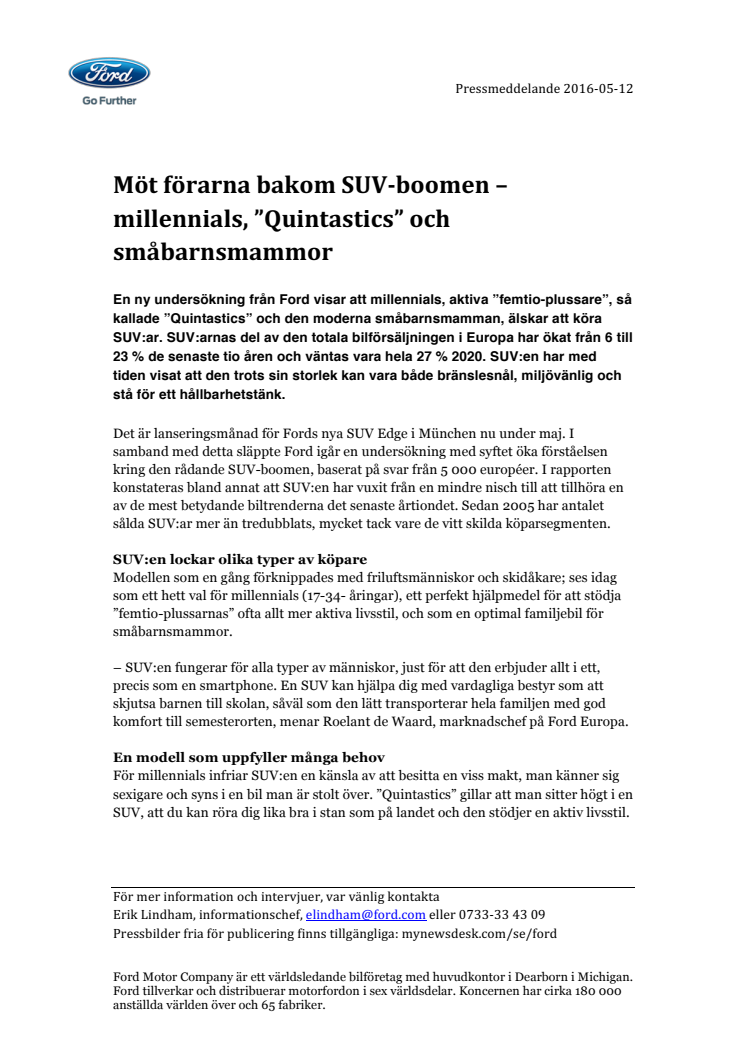 Möt förarna bakom SUV-boomen - millennials, "Quintastics" och småbarnsmammor