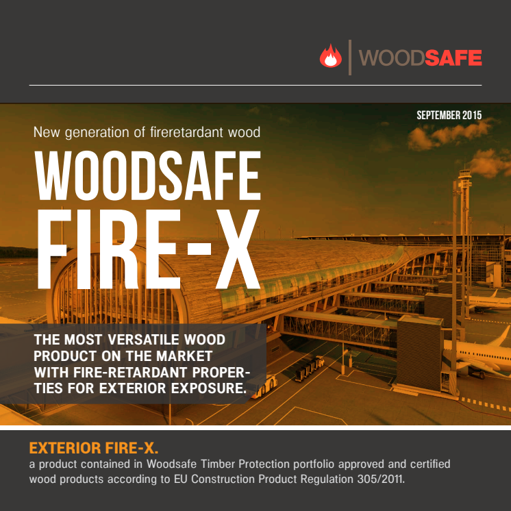 Woodsafe Exterior Fire-X Broschyr 2015