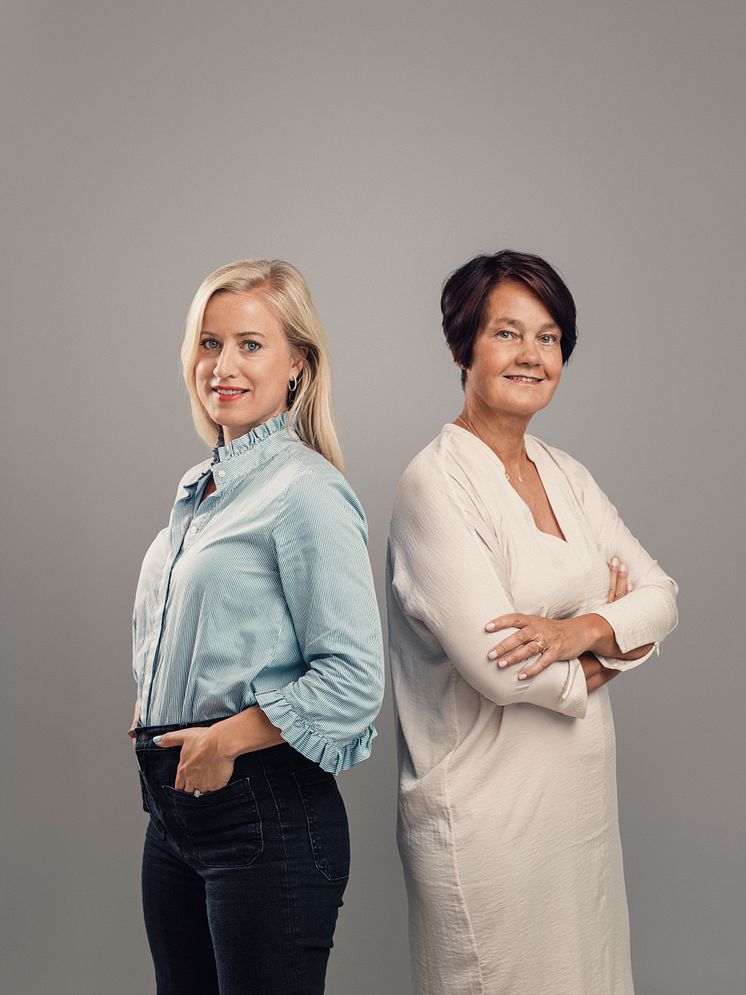 Emilie Erhardt Winiarski och Anne Kihlgren