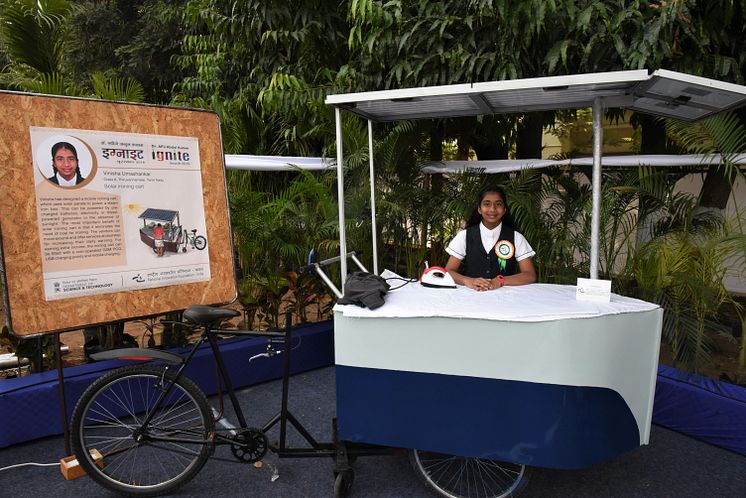 Solar Ironing Cart