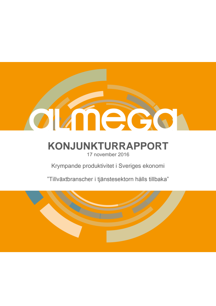 Almegas Konjunkturrapport november 2016