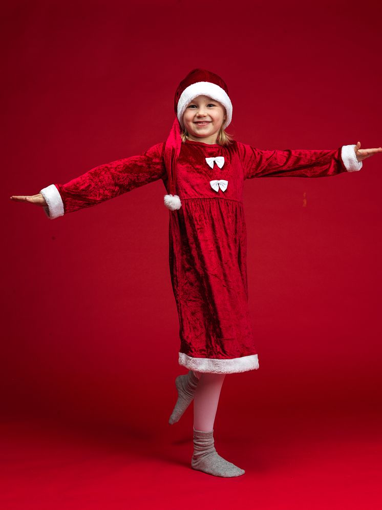 Kids santa dress velour 52243-193 1