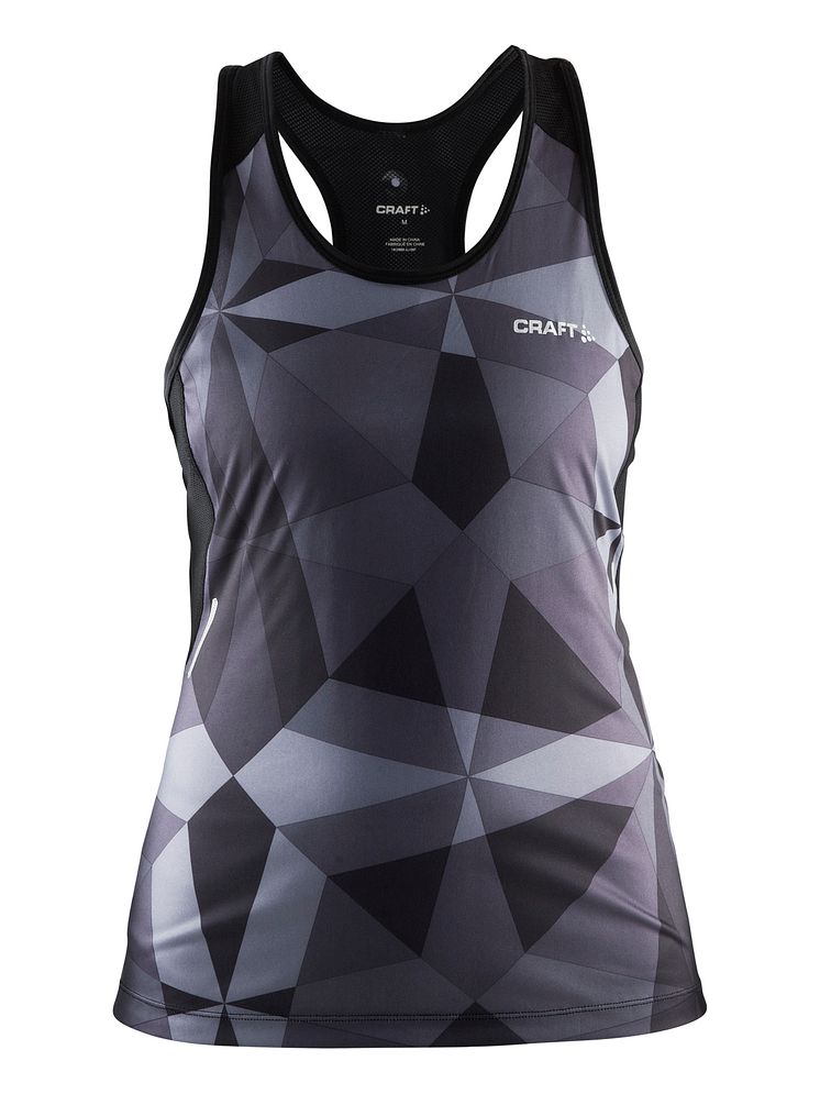 Devotion singlet (dam) i färgen geo black