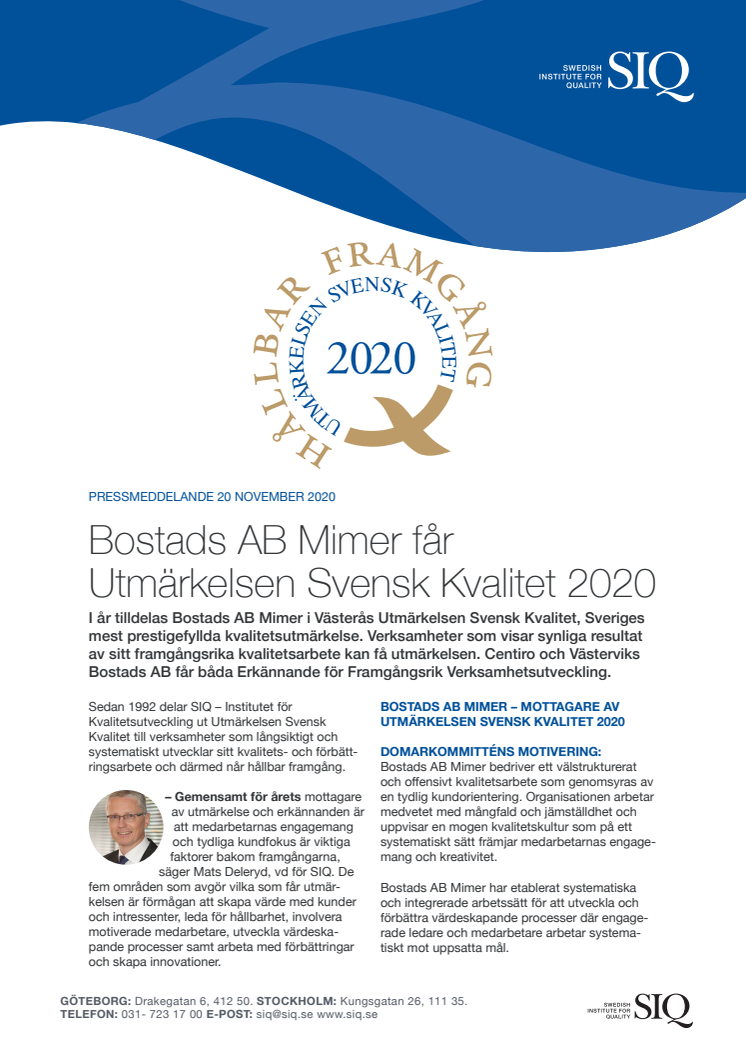 Pressmeddelande Utmärkelsen Svensk Kvalitet 2020.pdf