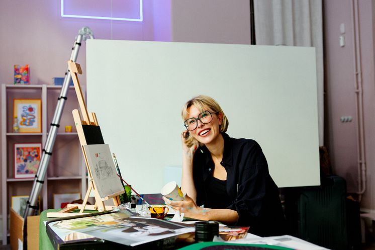 Konstnärskoppen Estelle Graf