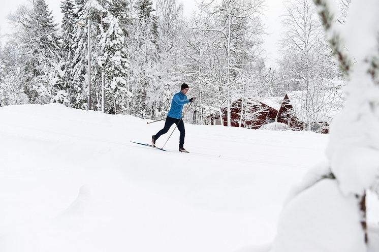 Längdskidåkning på Högbo Ski Arena -  (3)