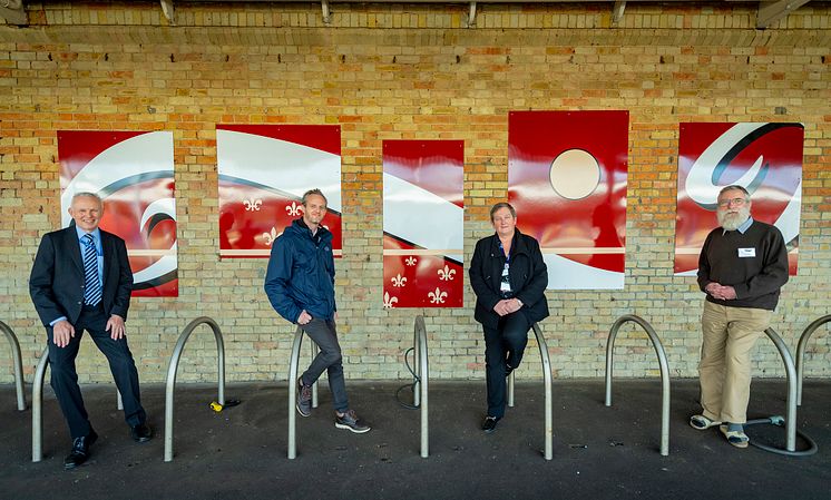Station artwork commemorates Lynn's Campbell's soup factory