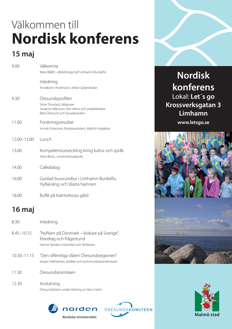 Nordisk Konferens om Öresundsklass i Malmö