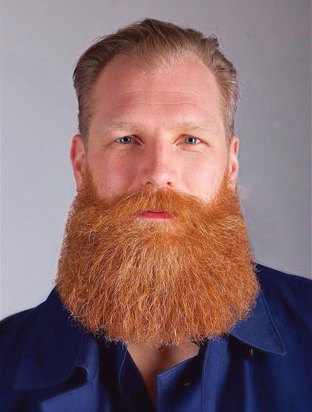 Domare Johan Arkert, vinnare av Spånga Beard Party 2017