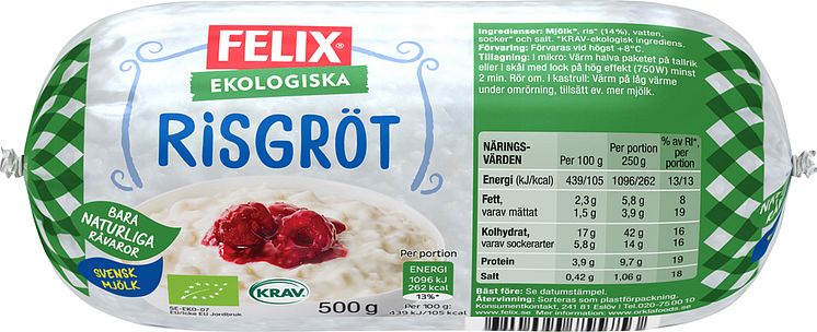 Felix ekologiska risgröt