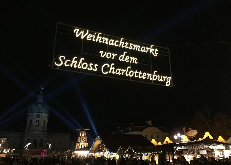 Julemarked på Schloss Charlottenburg i Berlin