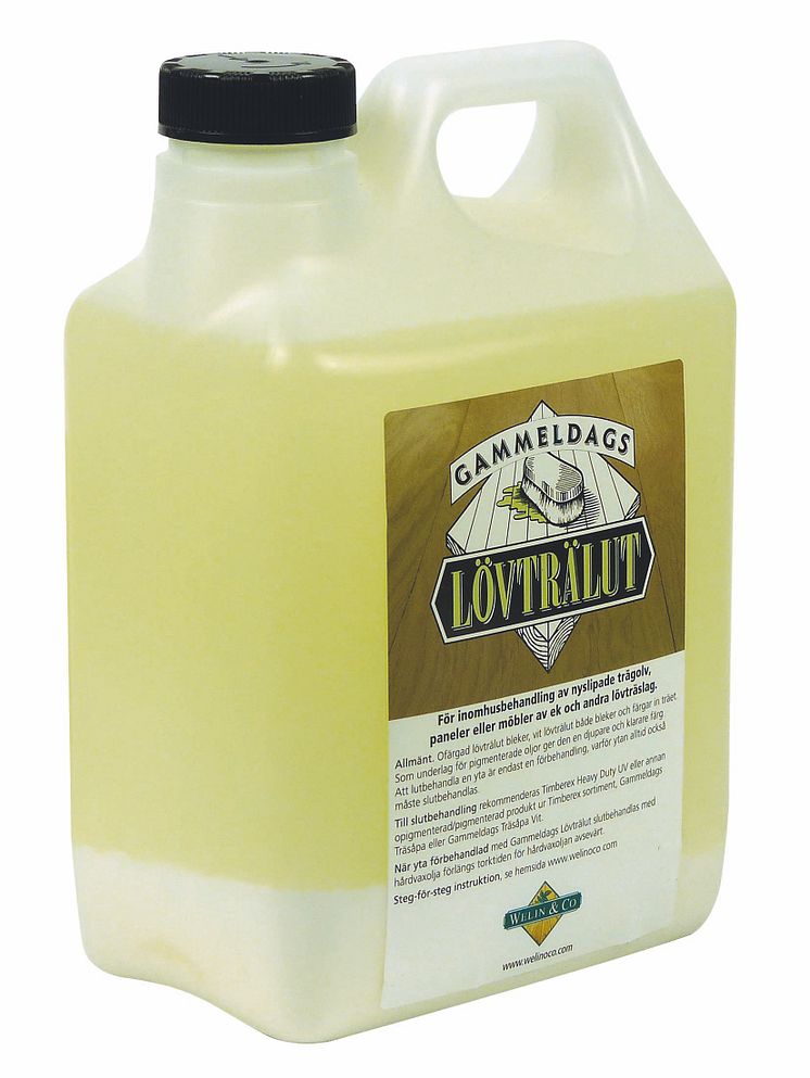 Gammeldags Lövträlut Vit 2,5L