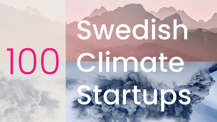 100 Swedish Climate Startups mynewsdesk
