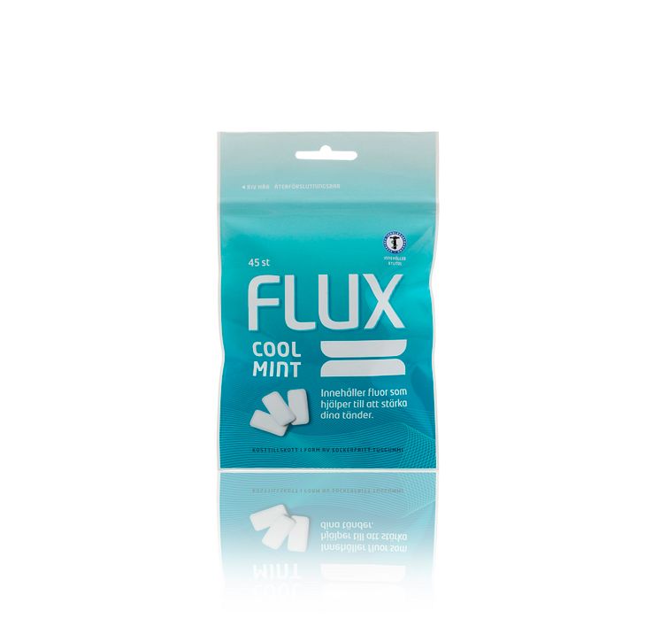 Flux Coolmint Tuggummi, 45 st