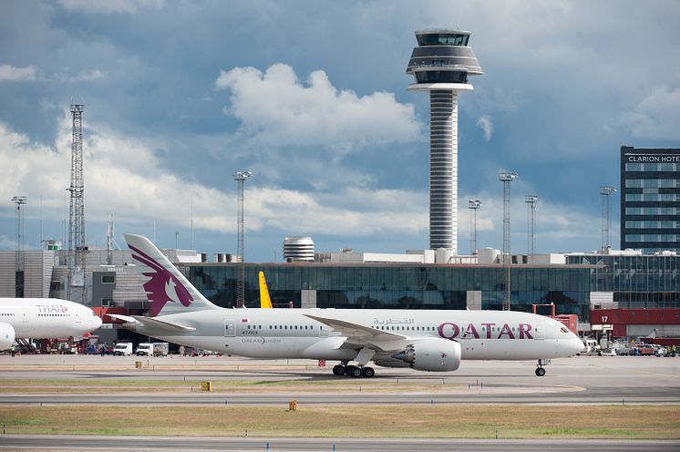 Qatar Airways på Arlanda