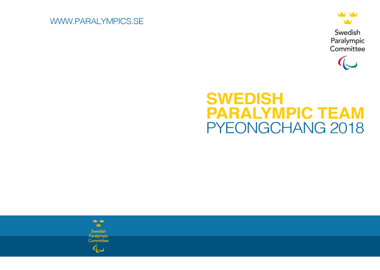 Sveriges Paralympiska Kommitté lanserar mediematrikel inför Paralympics i PyeongChang