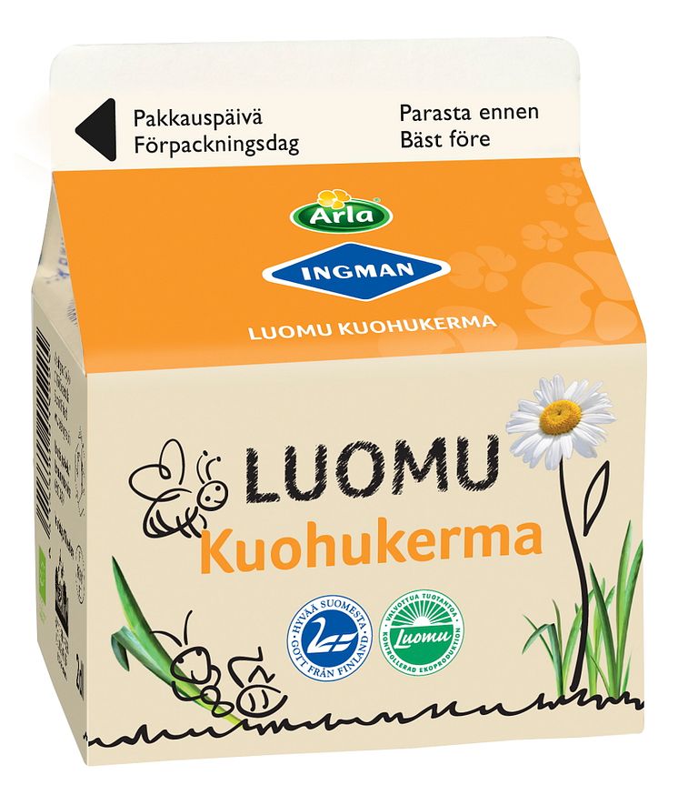 Arla Ingman Luomu kuohukerma