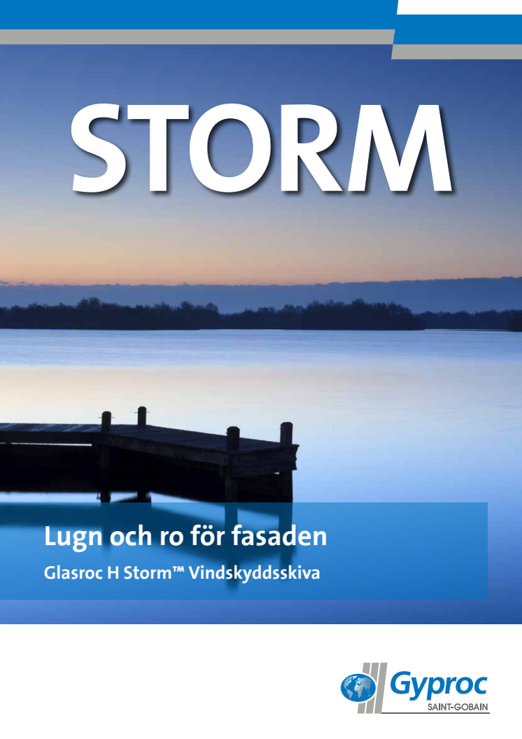 Broschyr Glasroc H Storm - vindskyddsskiva