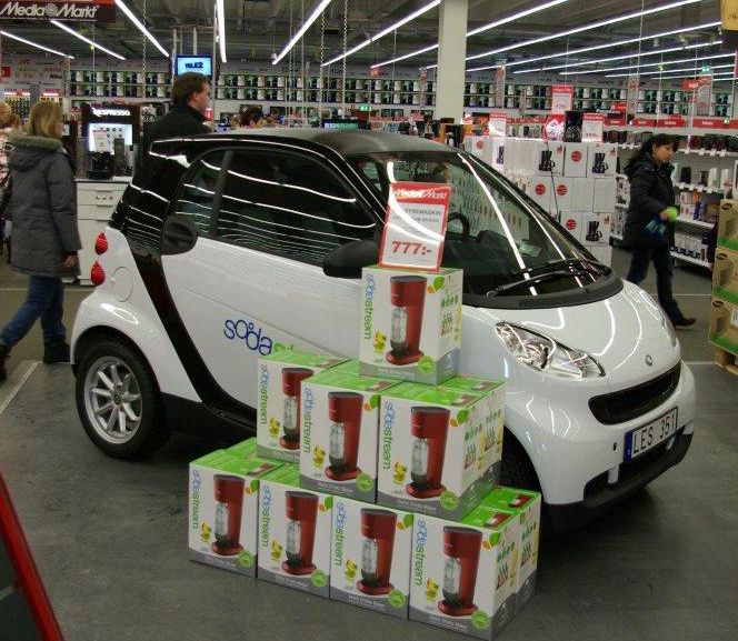 SodaStream smart på Media Markt Västerås