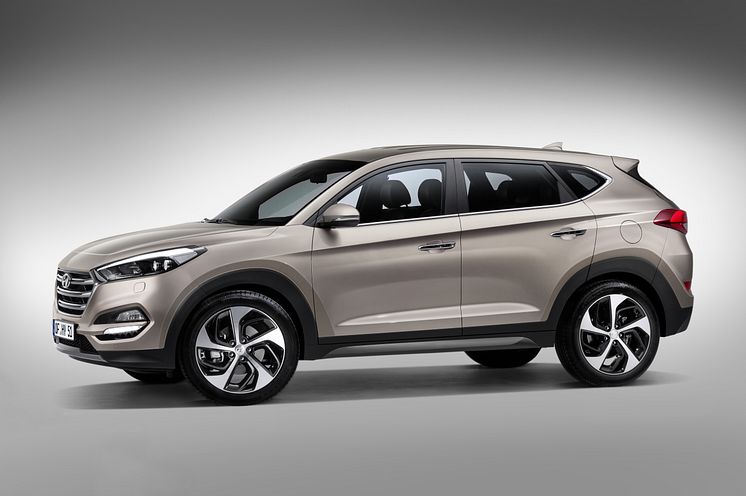 Nye Hyundai Tucson - front/side 