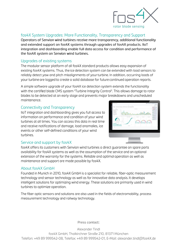 fos4X System Upgrades: More Functionality, Transparency and Support