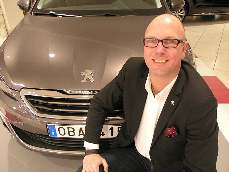 Ingemar Pettersson försäljningschef Peugeot Sverige 