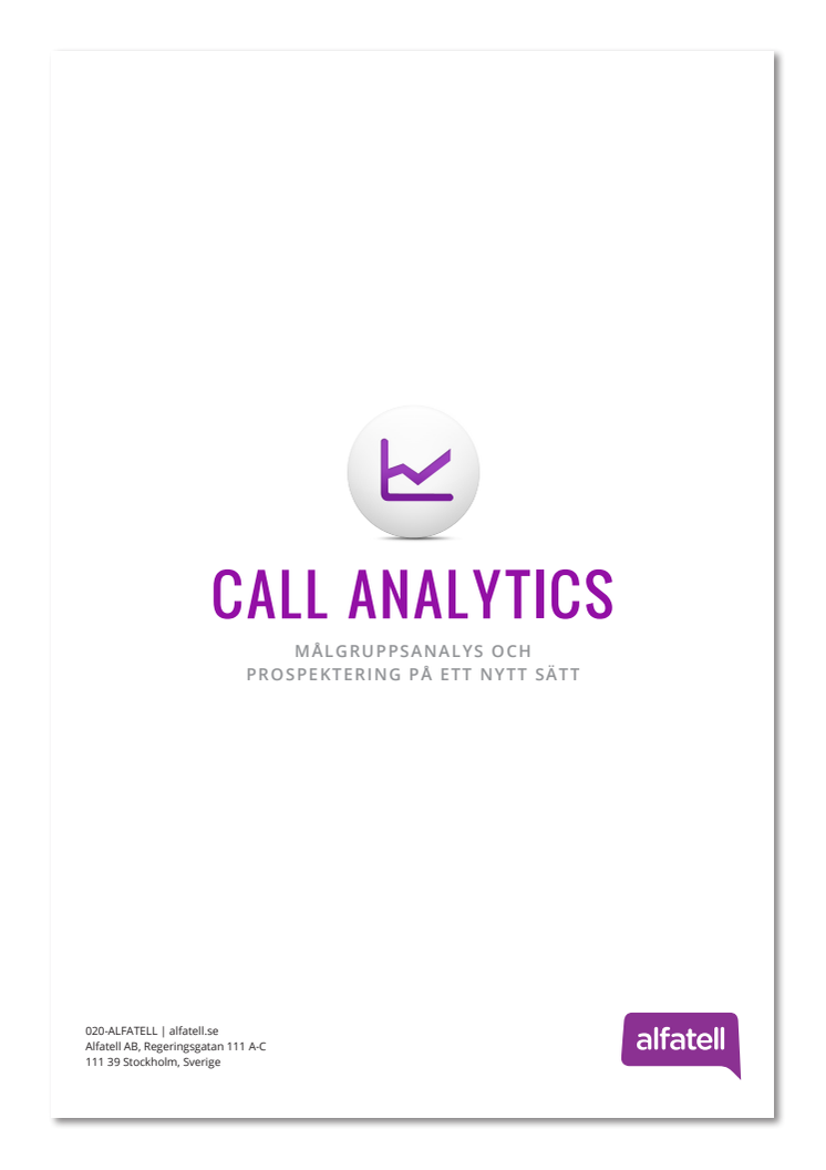 Presentation av Call Analytics