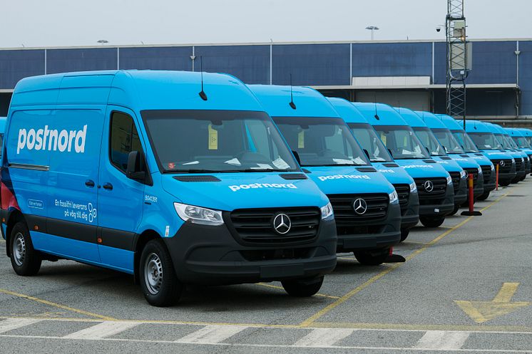 200 eSprinter och eVito till PostNord